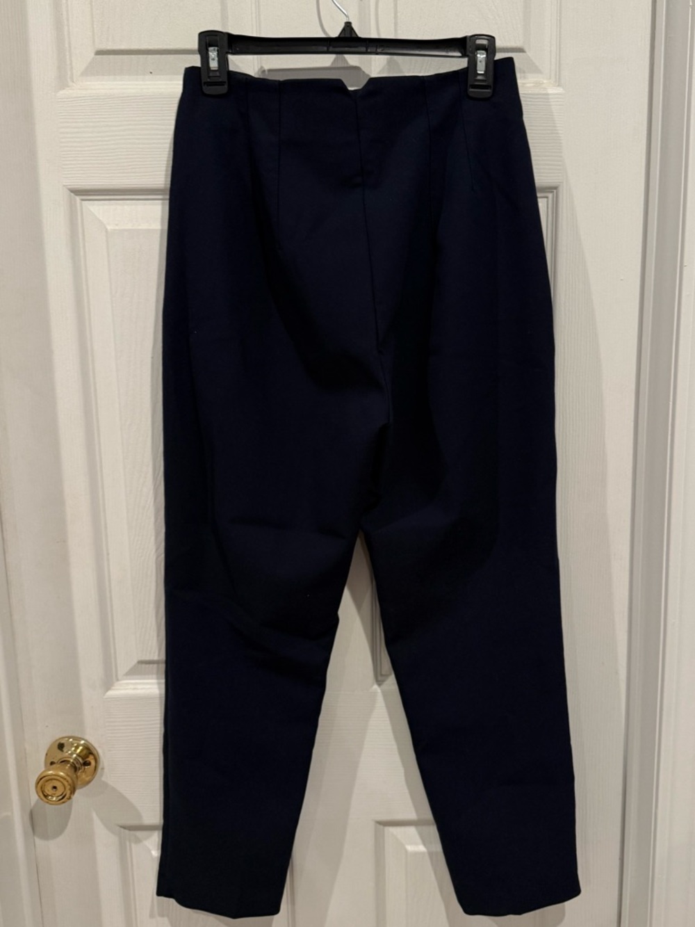 Zara Navy High Waist Trouser Pants - Picture 3 of 5
